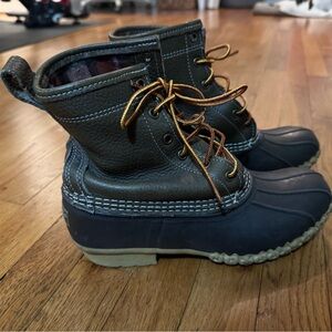 L.L. Bean Womens Dark Brown Snow/Rain Boots